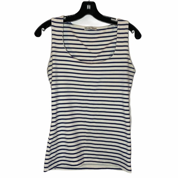 Zara W/B stripped Tank Top Medium - Picture 1 of 8